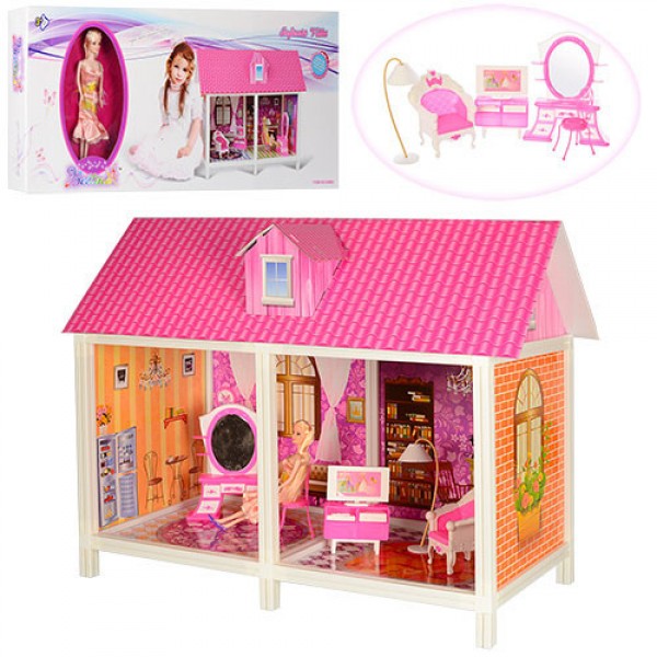 

Оригинальный игровой набор Домик для куклы барби Best Toys (66882) Розовый