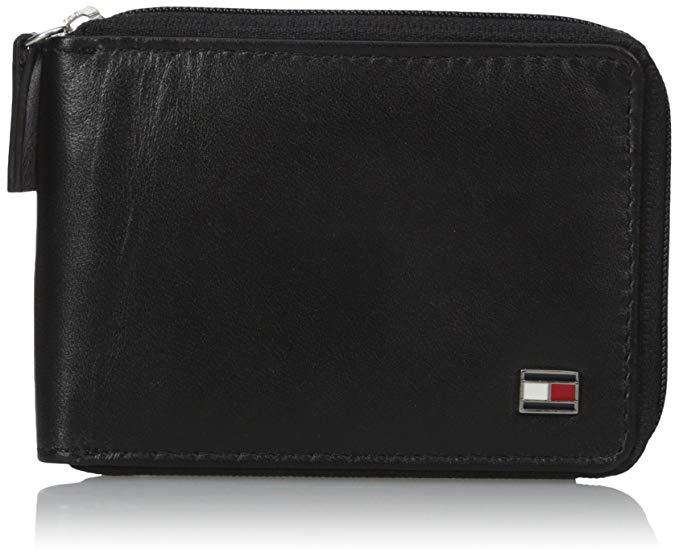 

Кошелек мужской из натуральной кожи Tommy Hilfiger черный art349148