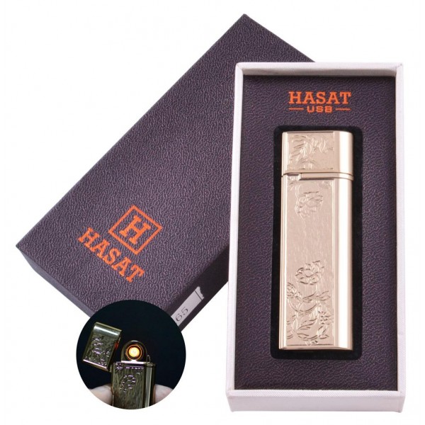 

USB зажигалка в подарочной коробке Hasat №HL-65-1