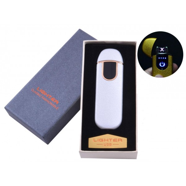 

Электроимпульсная зажигалка Lighter (USB) №HL-69 White