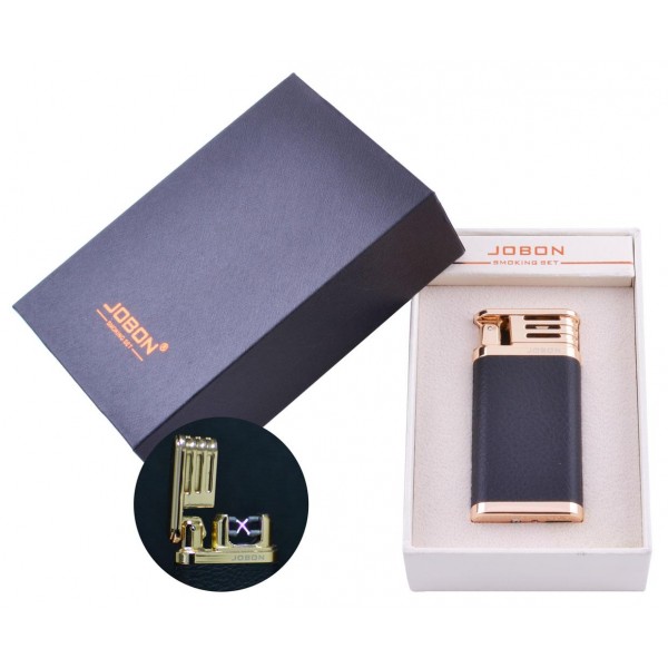 

Электроимпульсная зажигалка в подарочной упаковке Jobon (Двойная молния, USB) №HL-9-1