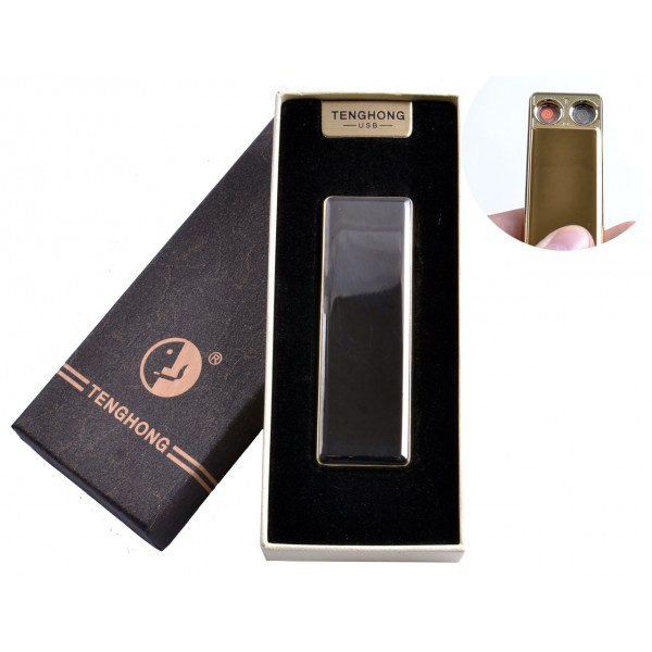 

USB зажигалка в подарочной упаковке (Две спирали накаливания) №4863 Черный