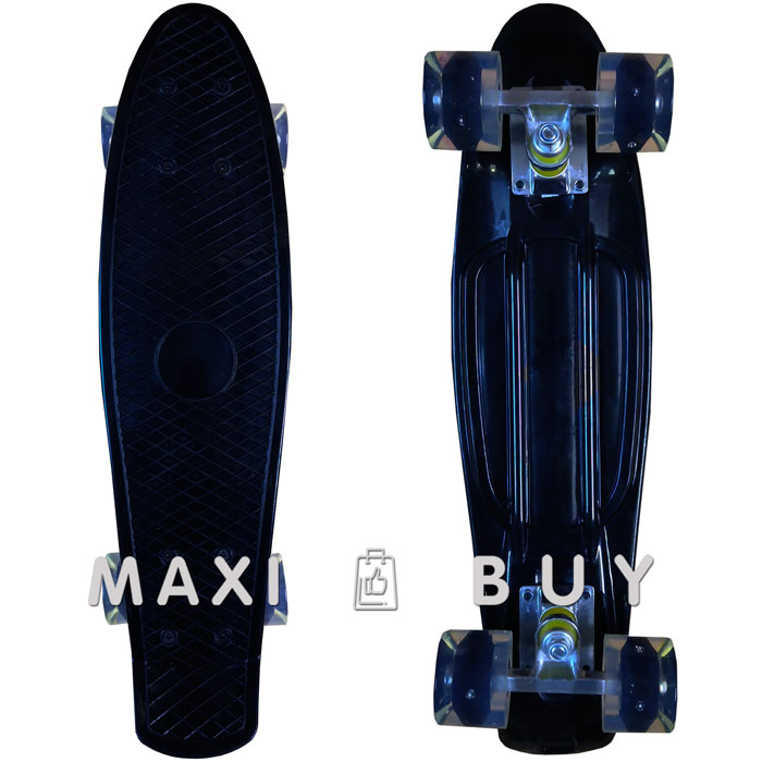 

Скейт пенни борд SkateX Penny MixColor зеленый 22"