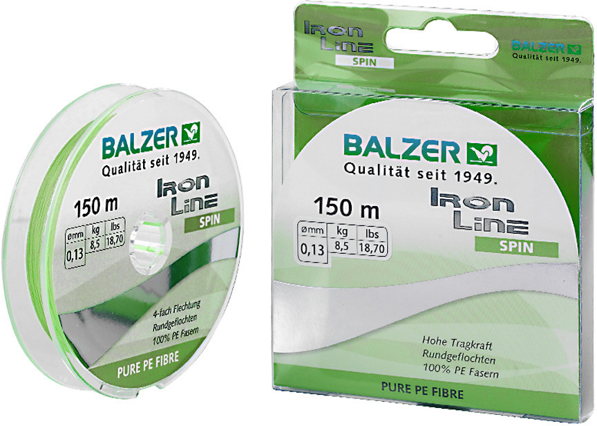 

Шнур Balzer Iron Line 4x Chartreuse 150 м 0.16 мм 10.2 кг Салатовый (12632016)