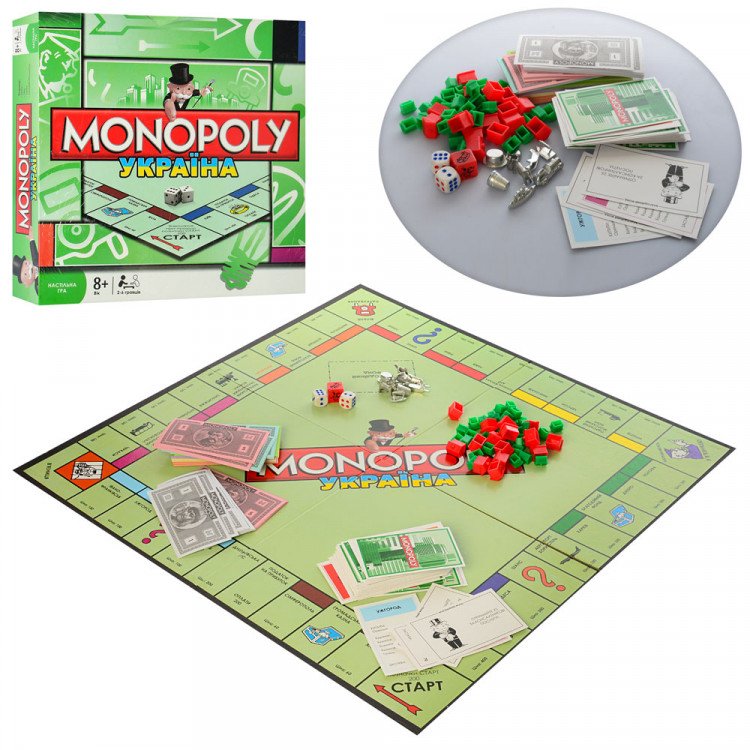 

Монополия (Monopoly) настоьная игра на Украинском 6123UA
