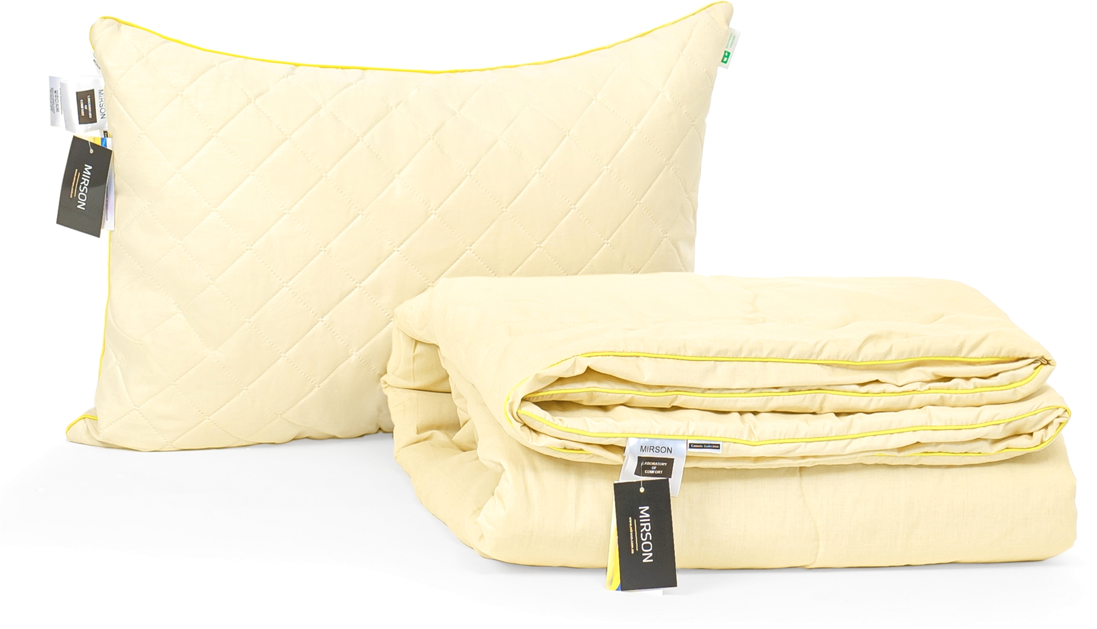 

Набор антиаллергенный MirSon Eco-Soft Лето Carmela №2523 одеяло 172х205 см + 2 подушки 50х70 мягкие