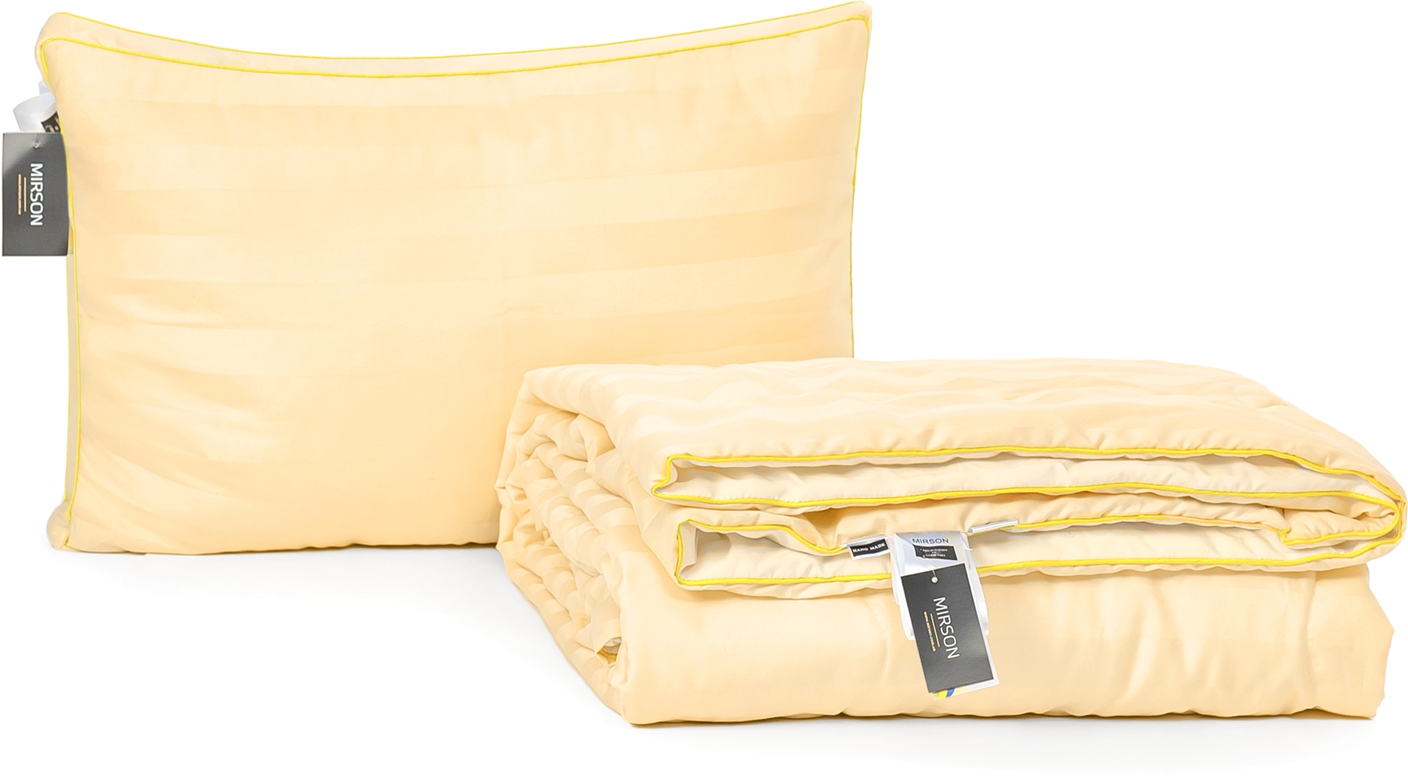

Набор антиаллергенный MirSon Eco-Soft Лето Carmela Hand Made №2541 одеяло 200х220 см + 2 подушки трехкамерные 50х70 средние