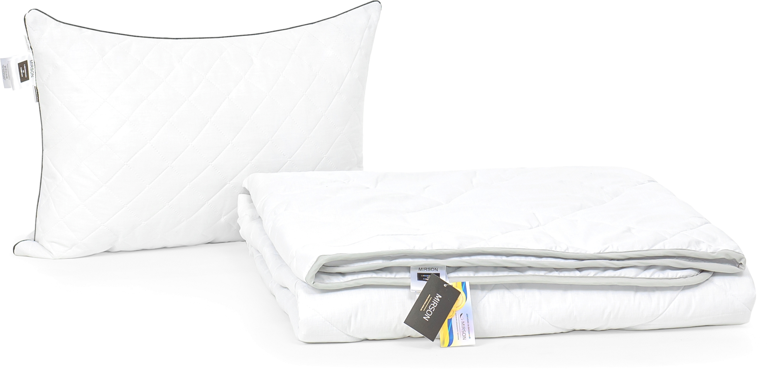 

Набор антиаллергенный MirSon Eco-Soft Деми Royal Pearl №2547 одеяло 220х240 см + 2 подушки 50х70 мягкие