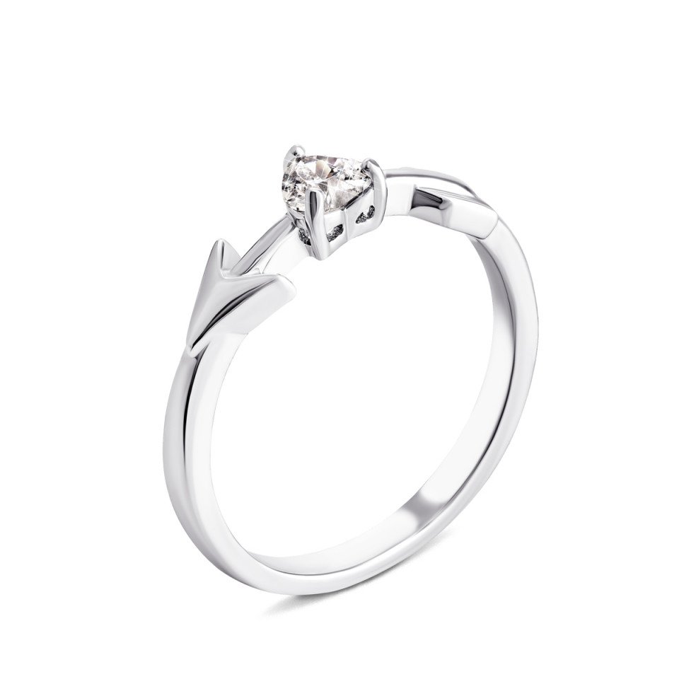 

Серебряное кольцо Silvex925 с фианитом 16.5 мм модели К2Ф/2007-Д