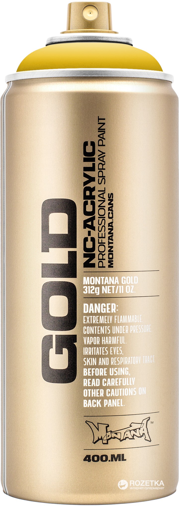 

Акриловая краска-спрей Montana Gold 1030 Банан 400 мл (Banana) (4048500283932)