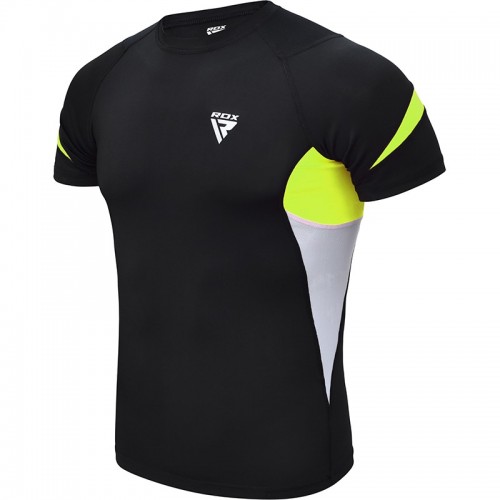 

Рашгард с коротким рукавом RDX Lycra Green L