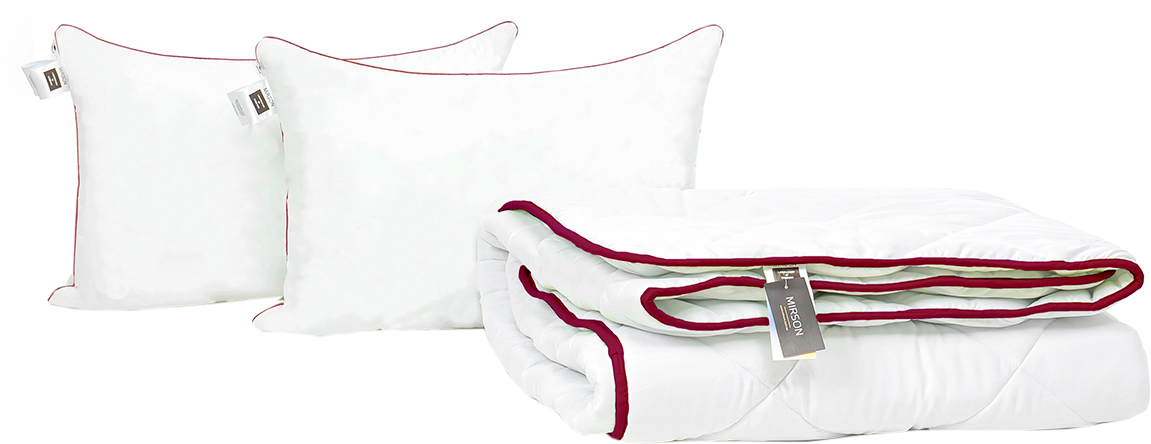 

Набор антиаллергенный MirSon Eco Silk Зима Deluxe №4078 одеяло 220х240 + 2 подушки 50х70 мягкие