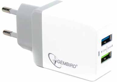 

Сетевое зарядное устройство Gembird MP3A-UC-AC10 White