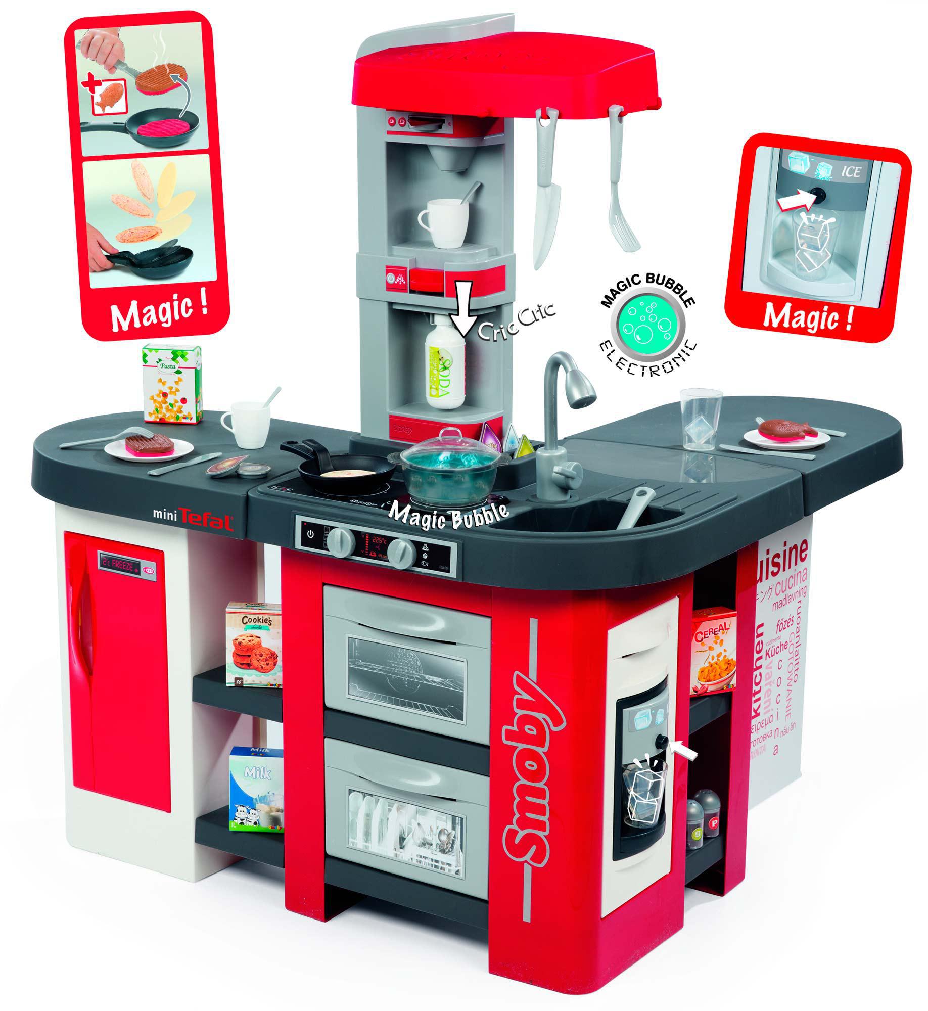 

Интерактивная кухня Smoby Toys Tefal Studio большая красная (311025)
