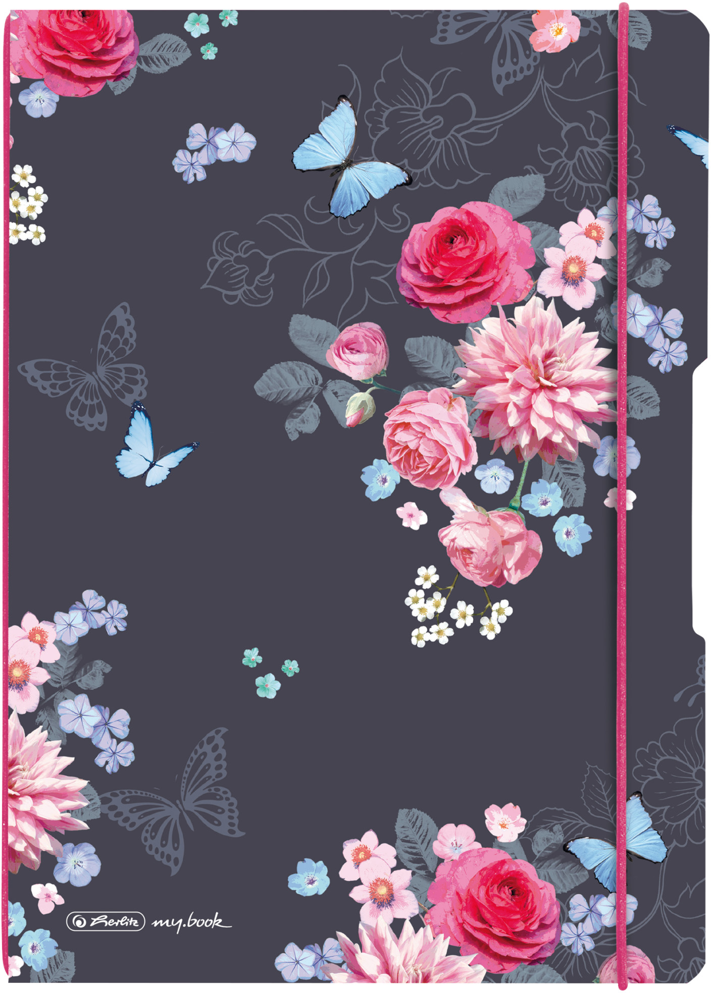 

Блокнот Herlitz My.Book Flex Ladylike Flowers А4 в клетку 40 листов/в линейку 40 листов (50021550)