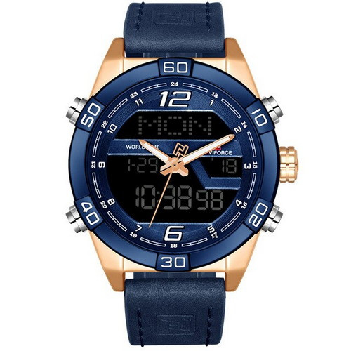

Часы наручные Naviforce NF9128 Blue-Cuprum