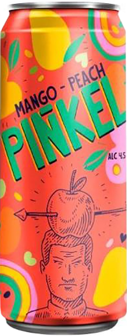 Акція на Упаковка напитка сброженного газированного Pinkel Яблоко-персик-манго 5% 0.5 л х 20 шт (4820120801709) від Rozetka UA