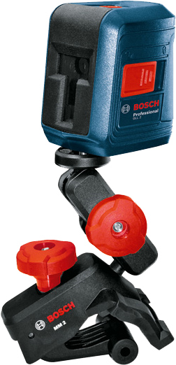 

Лазерний нівелір Bosch Professional GLL 2 + тримач MM 2