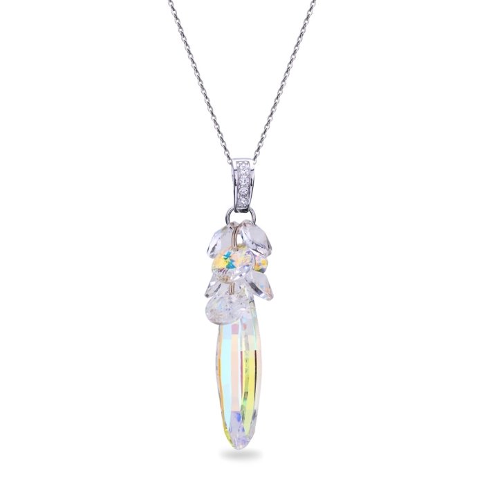 

Серебряный кулон c цепочкой SPARK Pinea со Swarovski модели NP6470AB