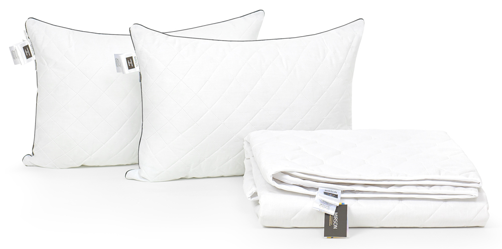 

Набор с бамбуковым волокном MirSon Bianco - Royal Pearl Лето №3309 Одеяло 220х240 + 2 подушки 50х70 упругие