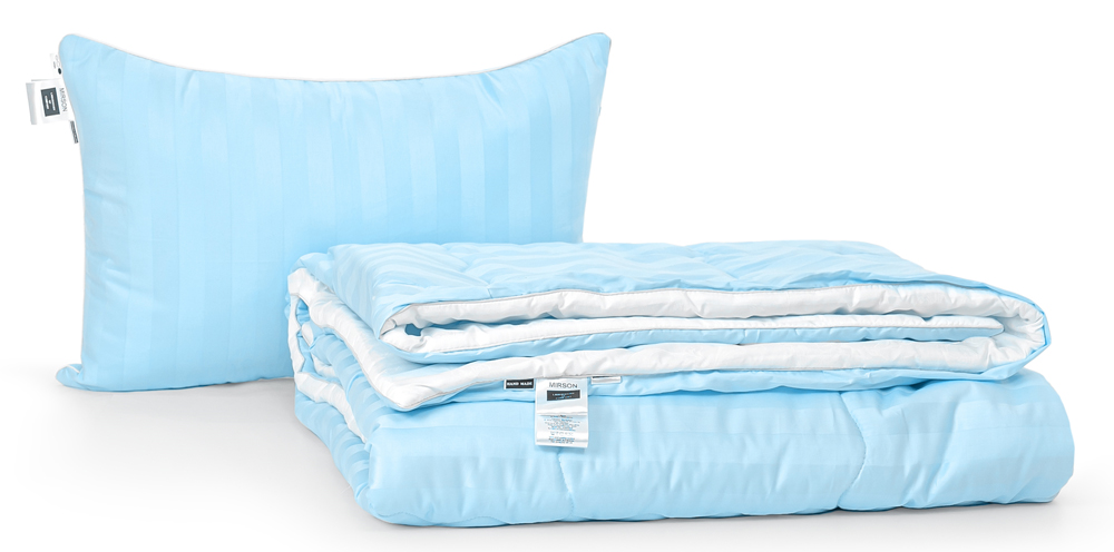 

Набор с бамбуковым волокном MirSon Valentino Hand Made Деми №3324 Одеяло 155х215 + подушка 50х70 упругая