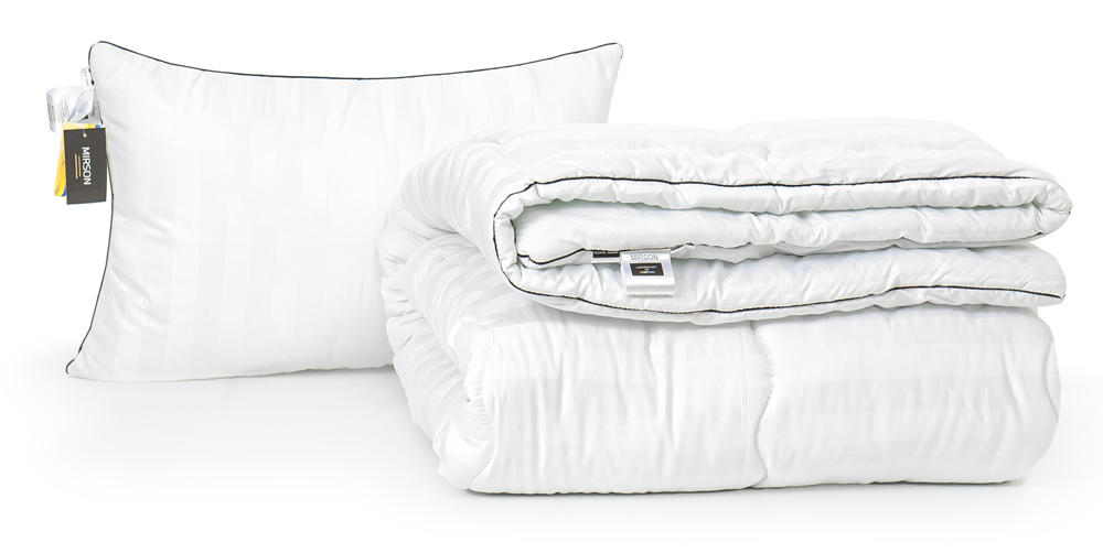 

Набор с бамбуковым волокном MirSon Royal Pearl Hand Made Зима №3351 Одеяло 140х205 + подушка 50х70 упругая