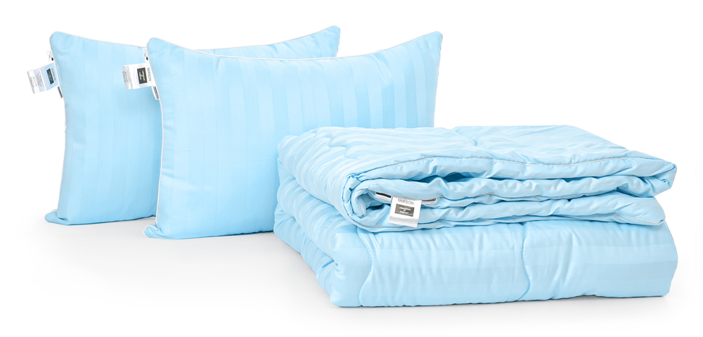 

Набор с бамбуковым волокном MirSon Hand Made Valentino Деми №3385 Одеяло 172х205 + 2 подушки 50х70 мягкие