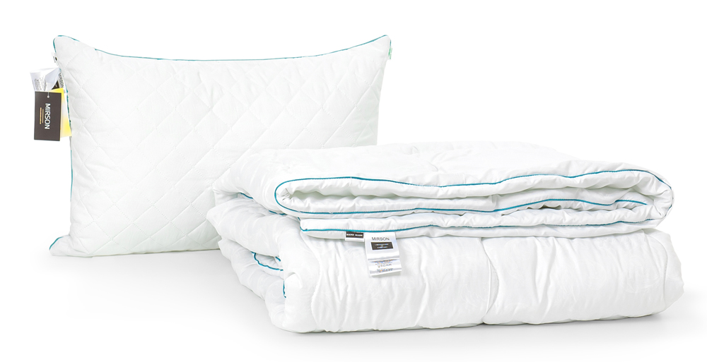 

Набор с шелковым волокном MirSon Деми Eco Hand Made №3467 Одеяло 140х205 + подушка 50x70 средняя