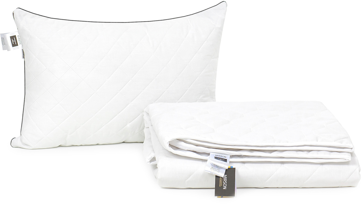 

Набор антиаллергенный MirSon Тенсель Modal Деми Bianco - Royal №2789 одеяло 155х215 + подушка 50х70 упругая