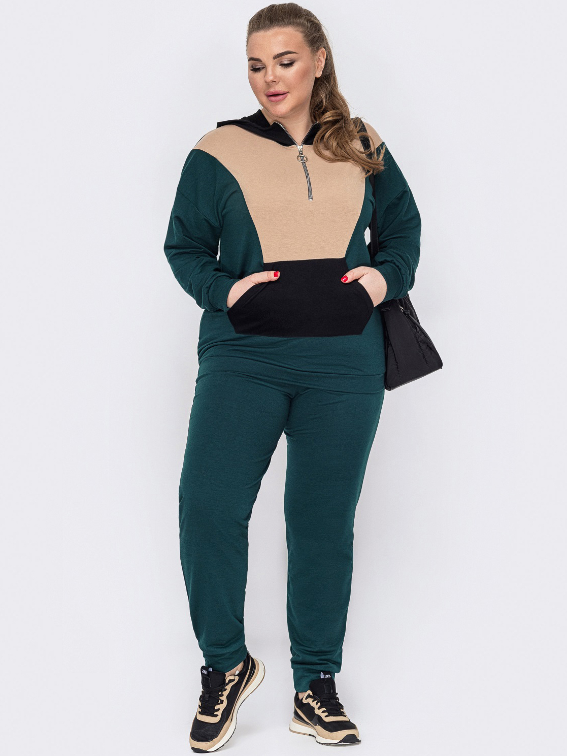 

Спортивный костюм Dressa 53266 - Бутылочный, Спортивный костюм Dressa 53266 52-54 Бутылочный