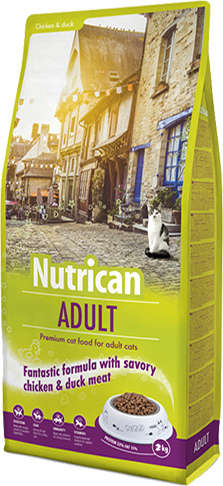 

Сухой корм для взрослых котов Nutrican Adult Cat со вкусом курицы 2 кг (nc513376)