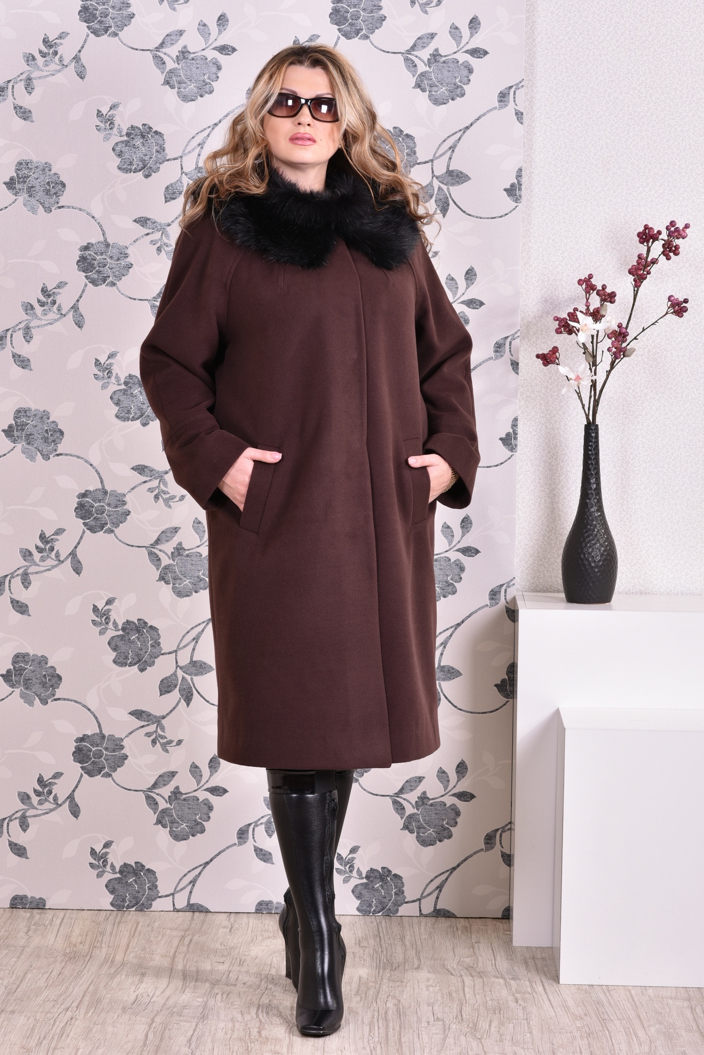 

Пальто GARRY-STAR t0151-2  Коричневый, Пальто GARRY-STAR t0151-2 52 Коричневый