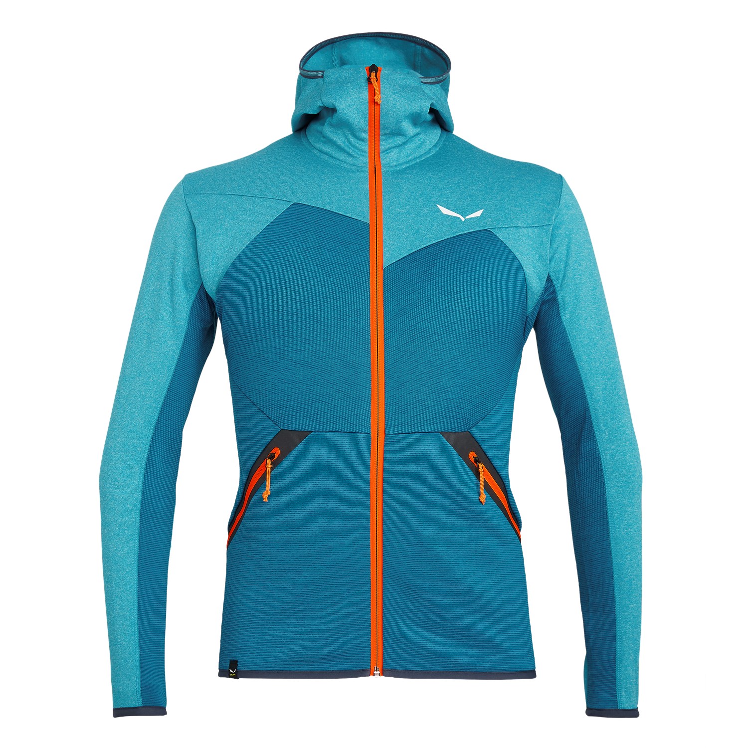 

Флис Salewa Puez Melange Polarlite Full-Zip S Синий-Голубой