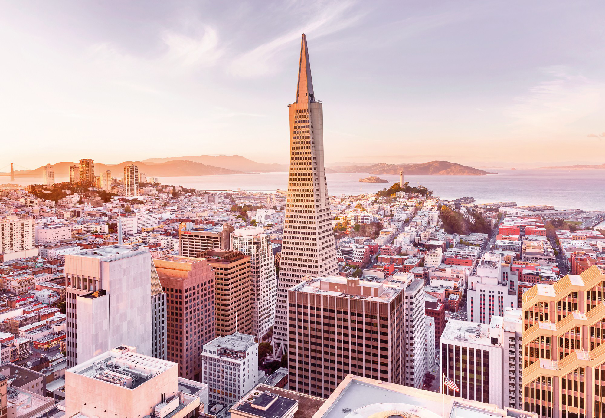 

Фотообои бумажные Komar San Francisco Morning (Утро Сан Франциско NG) 368х254 см (8-535)