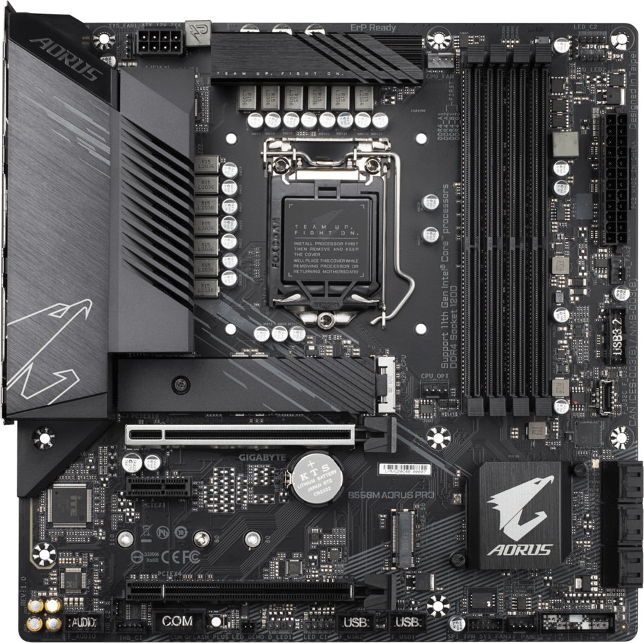

Материнская плата Gigabyte B560M Aorus Pro (s1200, Intel B560, PCI-Ex16)