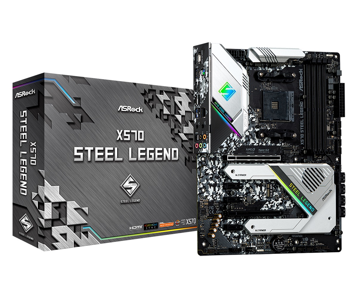 

Материнская плата ASRock X570 Steel Legend Socket AM4