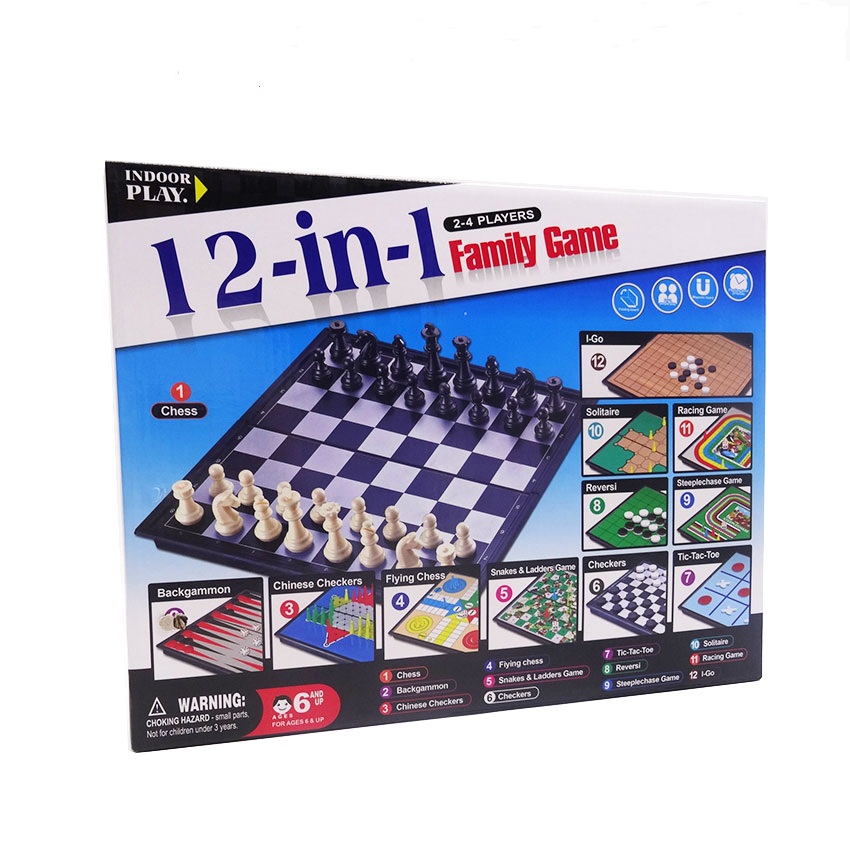 

Набор настольных игр (12 в 1)
