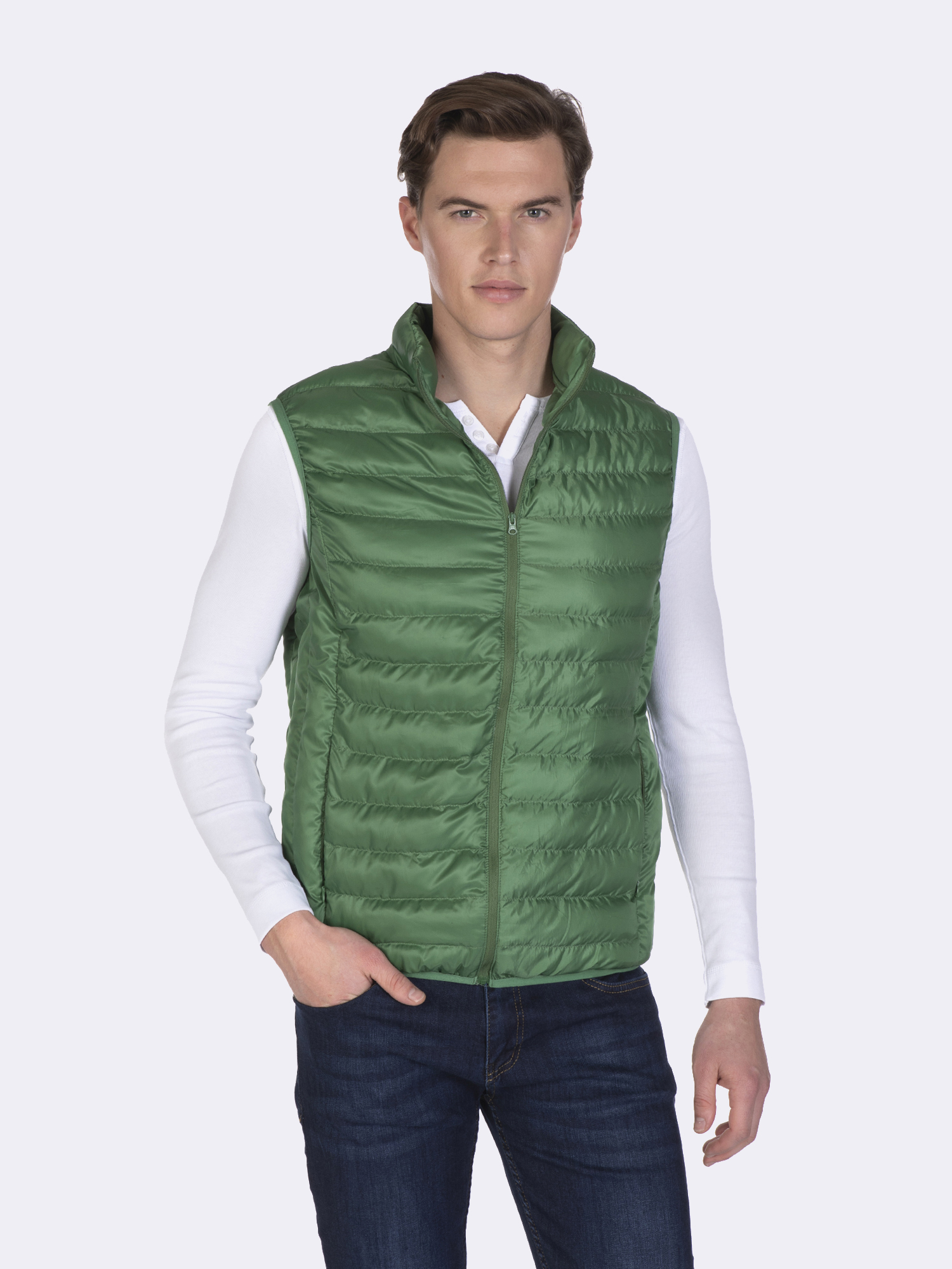 

Мужская Жилетка FELIX HARDY Зеленая 2XL