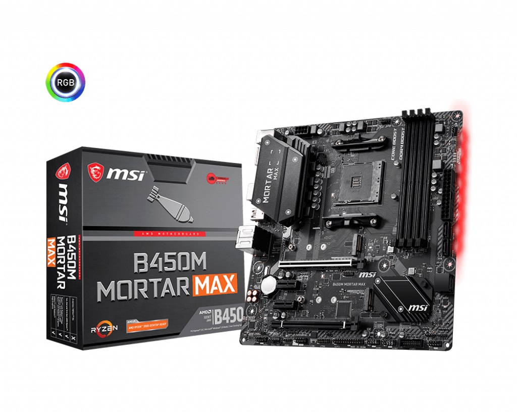 

Материнская плата MSI B450M Mortar Max Socket AM4