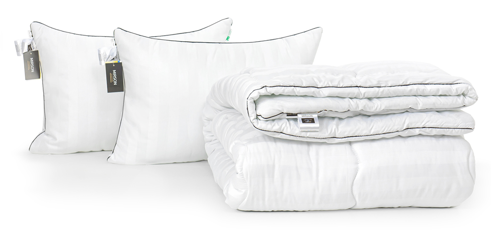 

Набор с шелковым волокном MirSon Зима Royal Pearl Hand Made №3524 Одеяло 200х220 + 2 подушки 50x70 средние