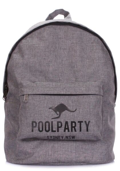 

Текстильный рюкзак POOLPARTY серый