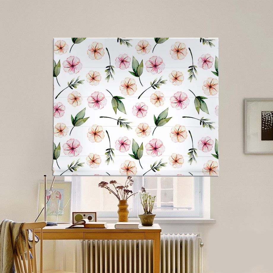 

Римская штора система Classic InHt Фотопечать Цветы 15-039 Блэкаут 210х170 см