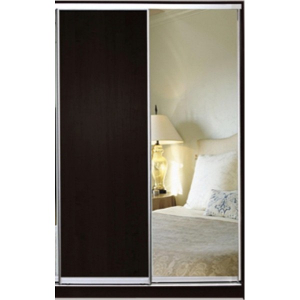 

Шкаф купе Стандарт 1 ДСП/Зеркало-12 2000x2200x450 двухдверный Matroluxe