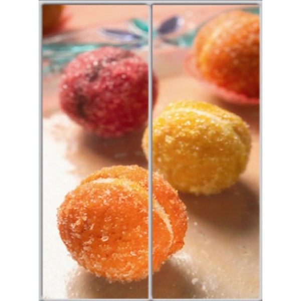 

Шкаф-купе Luxe Studio Стандарт-1 Фотопечать Еда и напитки 1800x2000x450 двухдверный Matrolux