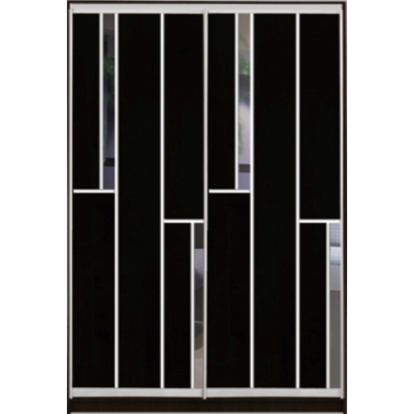 

Шкаф купе Классик 1 ДСП/Зеркало-8 1300x2400x450 двухдверный Matroluxe