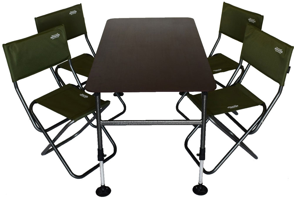 

Комплект мебели складной Novator SET-1 120 х 65 х 60 см Коричневый (201933)