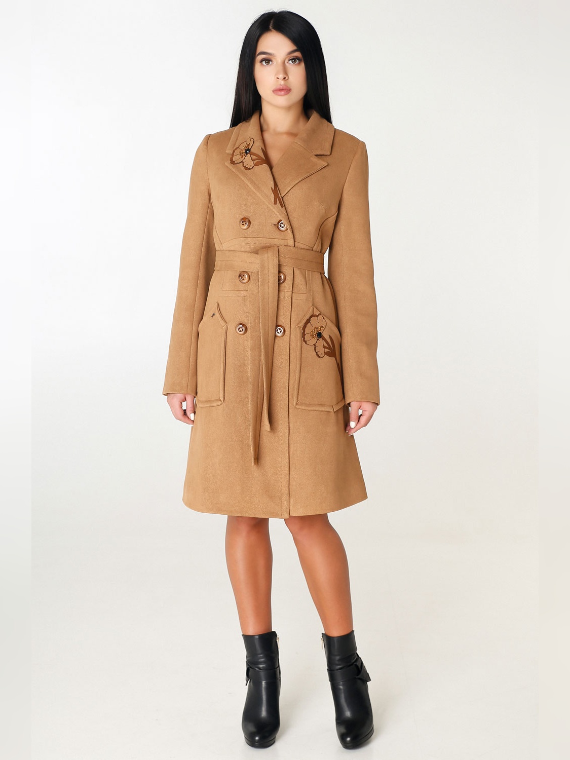 

Пальто Favoritti В-1014 52 Бежевое