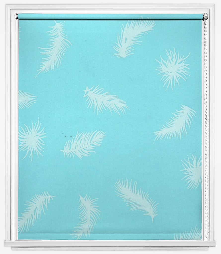 

Тканевые ролеты JST Roller Shades 085 90*200 см голубой