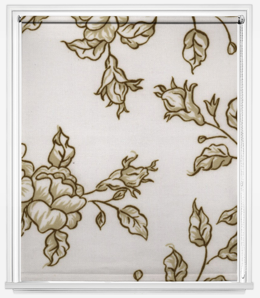 

Тканевые ролеты JST Roller Shades 189 100*190 см белый - оливковый