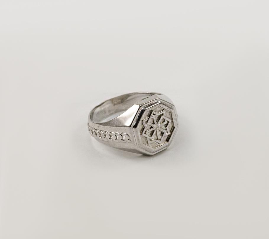 

Кольцо оберег молвинец Maxi Silver 6453 SE, размер 18
